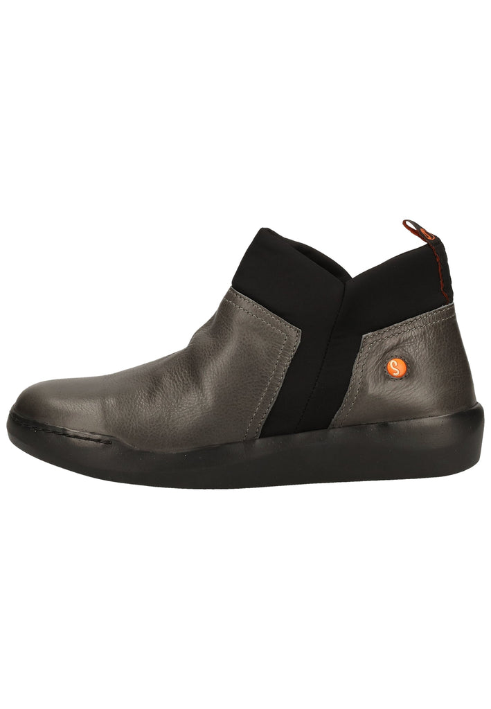 softinos Stiefelette Leder/Textil Grey
