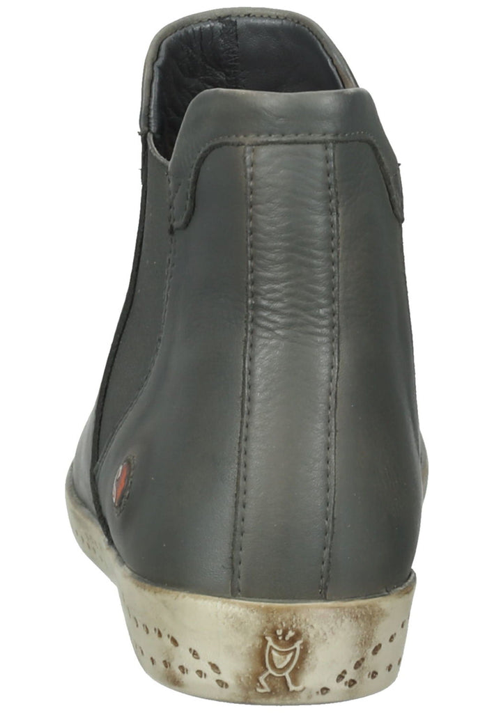 softinos Stiefelette Leder/Textil Military
