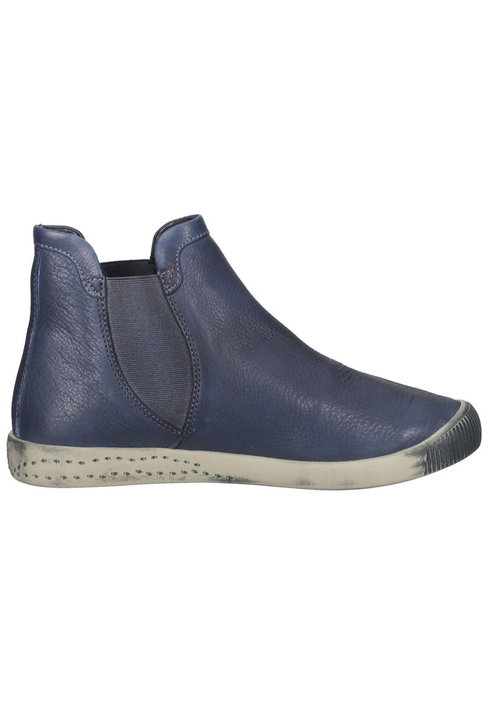 softinos Stiefelette Leder/Textil Navy