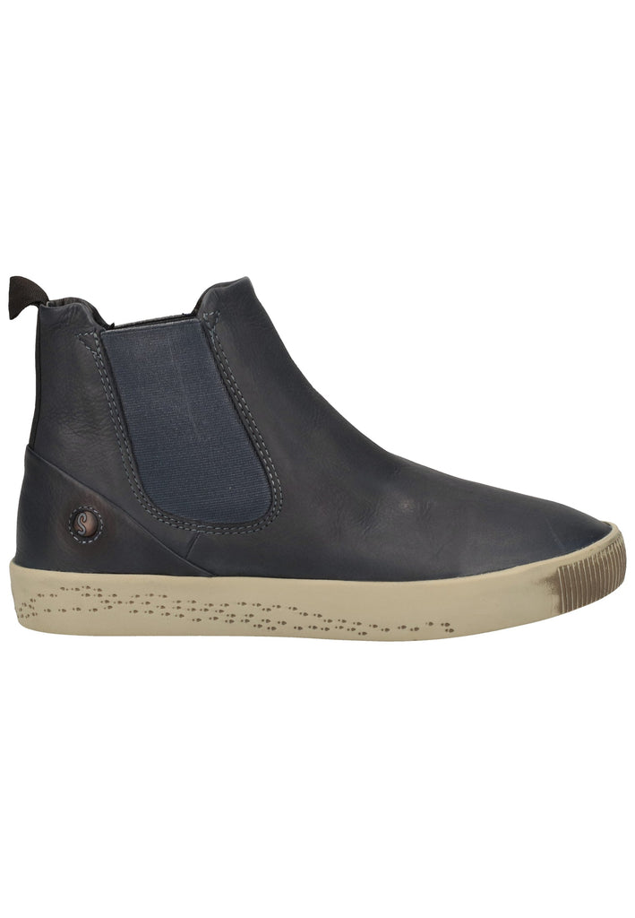 softinos Stiefelette Leder/Textil Navy