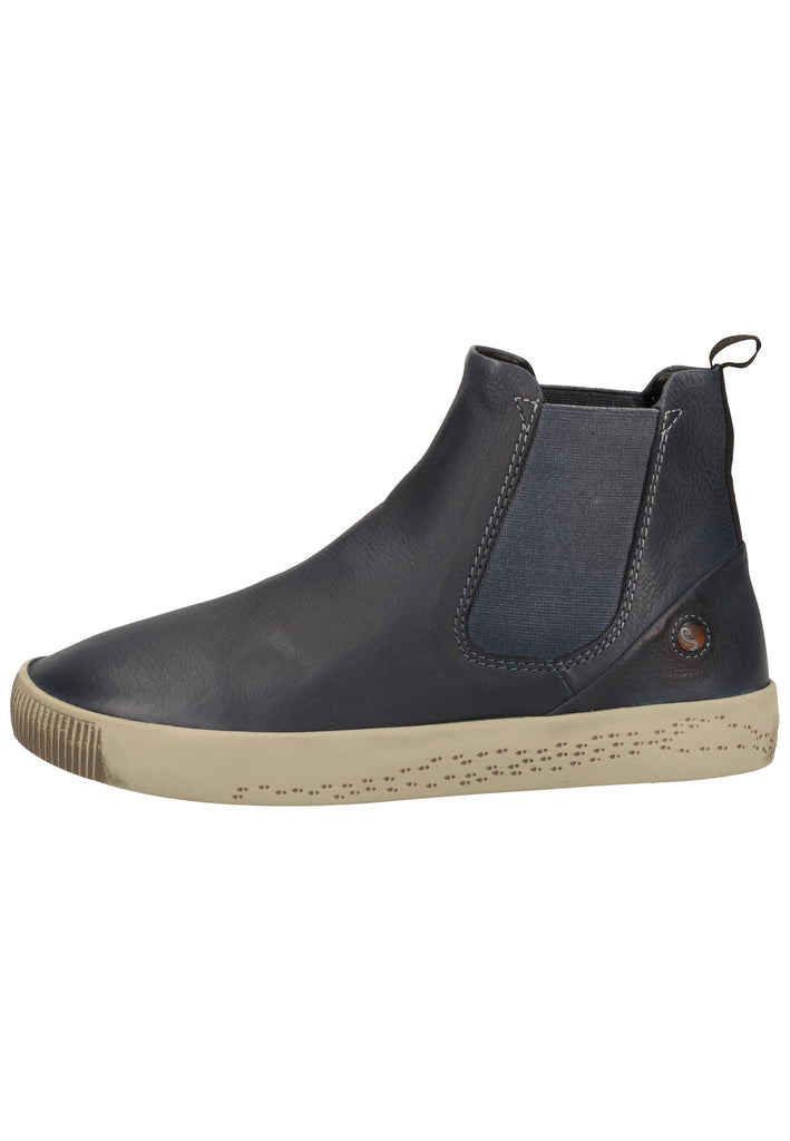 softinos Stiefelette Leder/Textil Navy