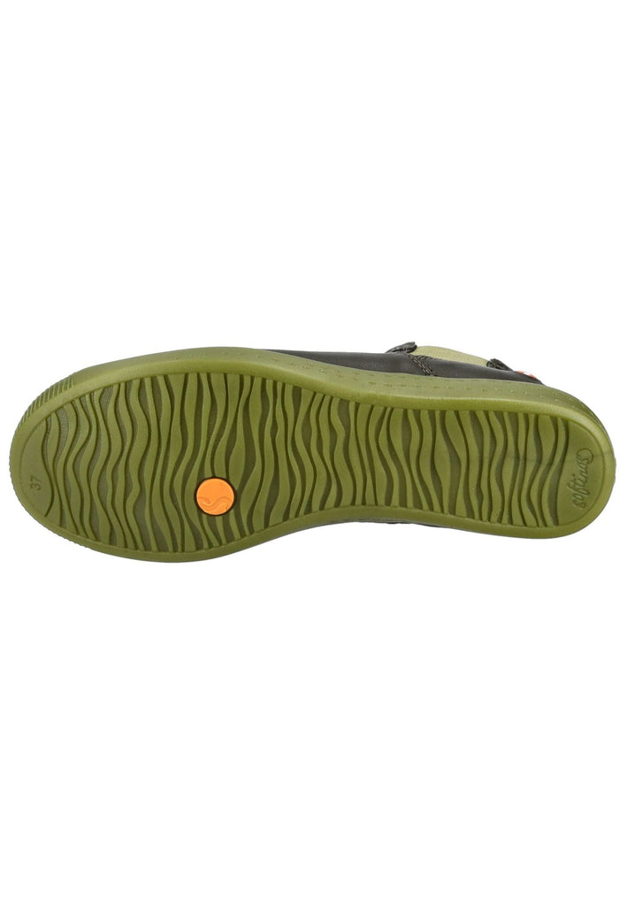 softinos Stiefelette Leder/Textil Olive