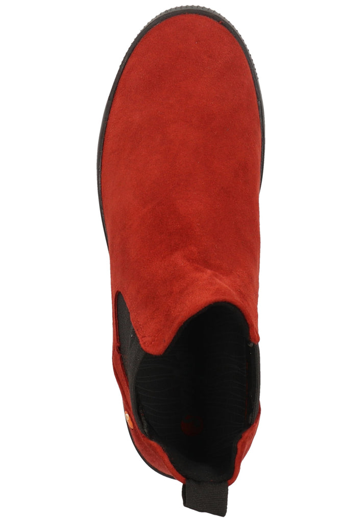 softinos Stiefelette Leder/Textil Red