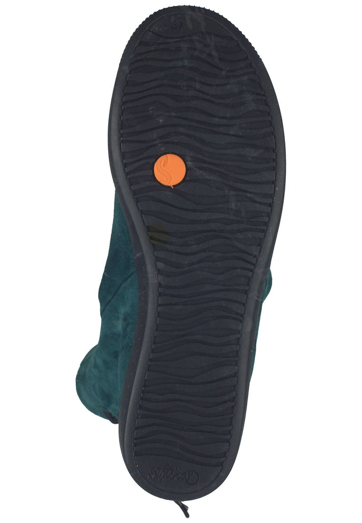 softinos Stiefelette Leder Türkis