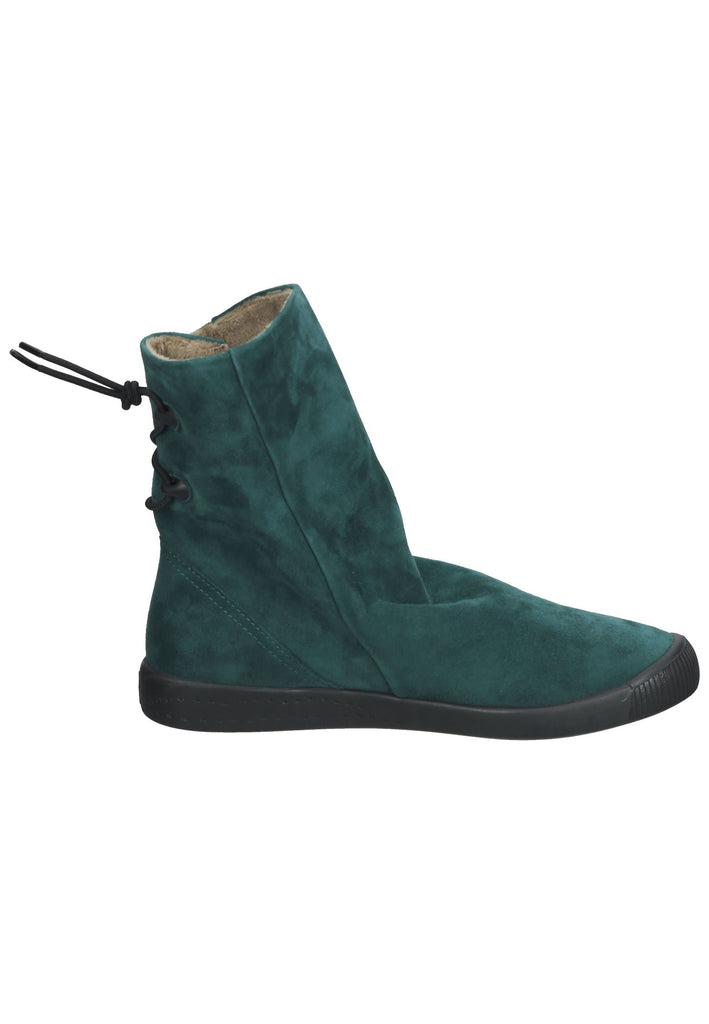 softinos Stiefelette Leder Türkis
