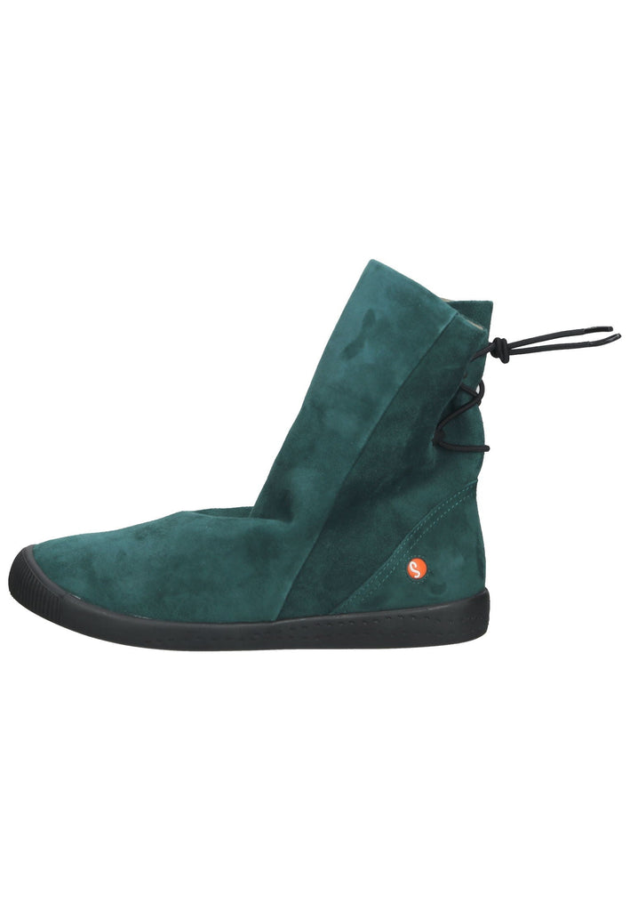 softinos Stiefelette Leder Türkis