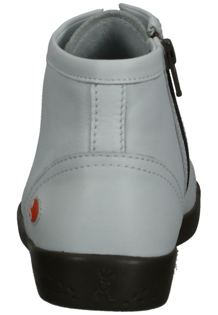 softinos Stiefelette Leder Weiß Warmfutter