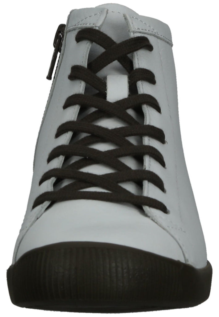 softinos Stiefelette Leder Weiß Warmfutter