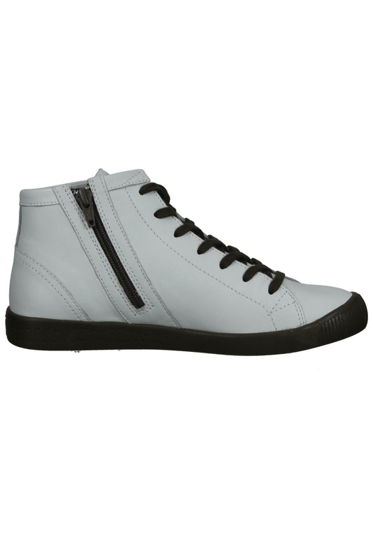 softinos Stiefelette Leder Weiß Warmfutter