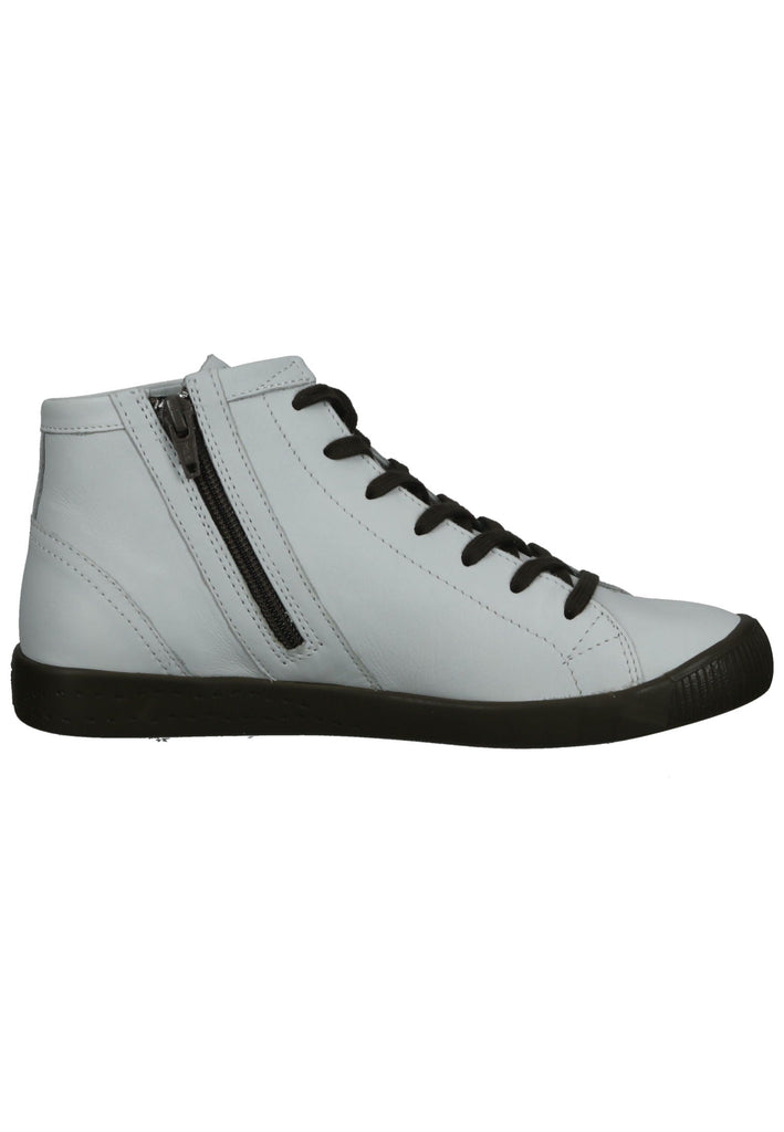 softinos Stiefelette Leder Weiß Warmfutter