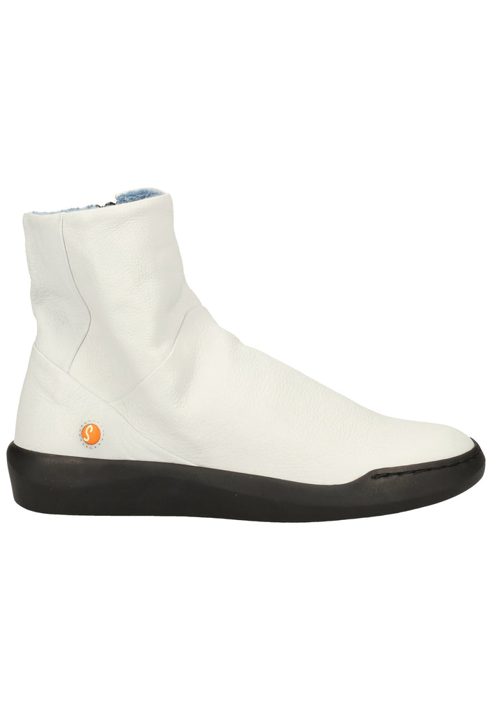 softinos Stiefelette Leder White Warmfutter