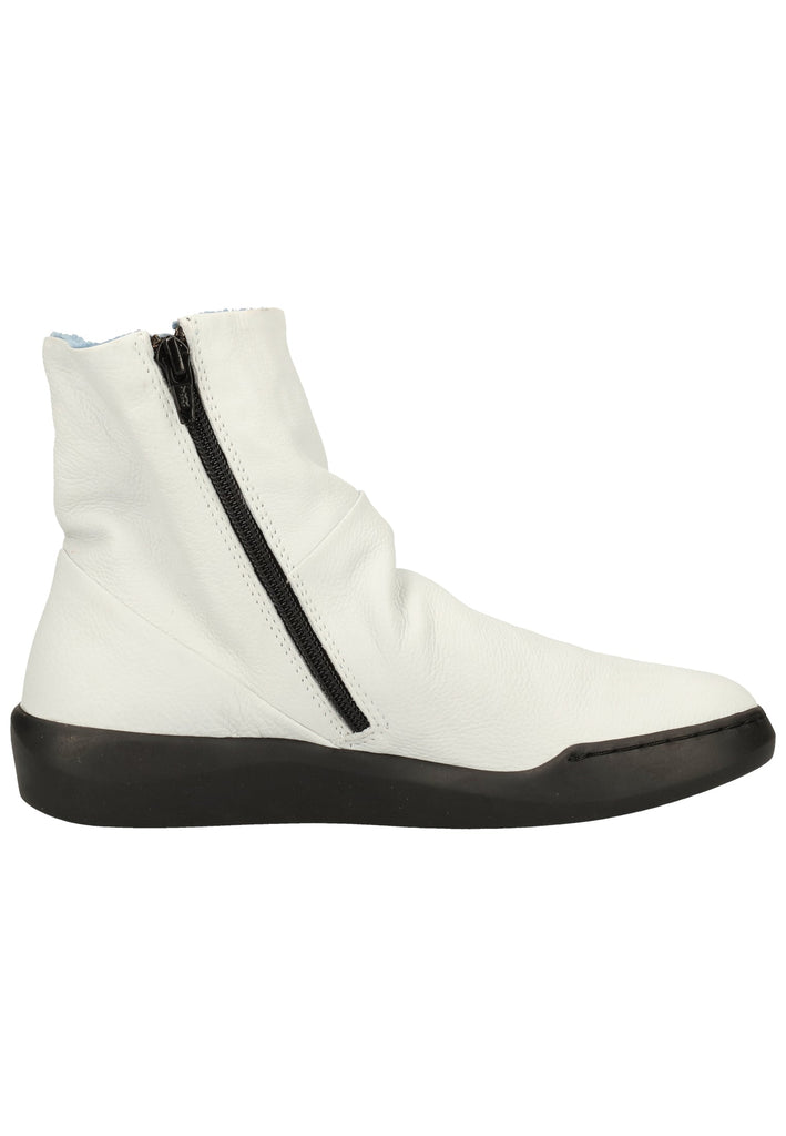 softinos Stiefelette Leder White Warmfutter