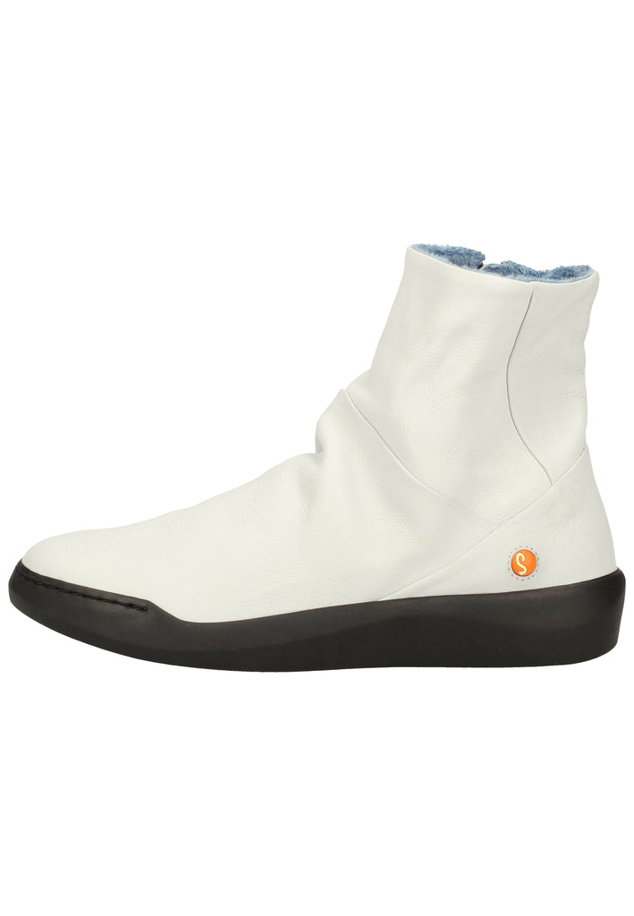 softinos Stiefelette Leder White Warmfutter