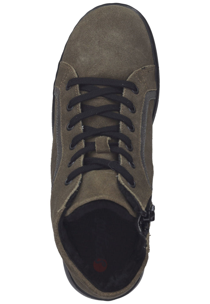 softinos Stiefelette Veloursleder Braun