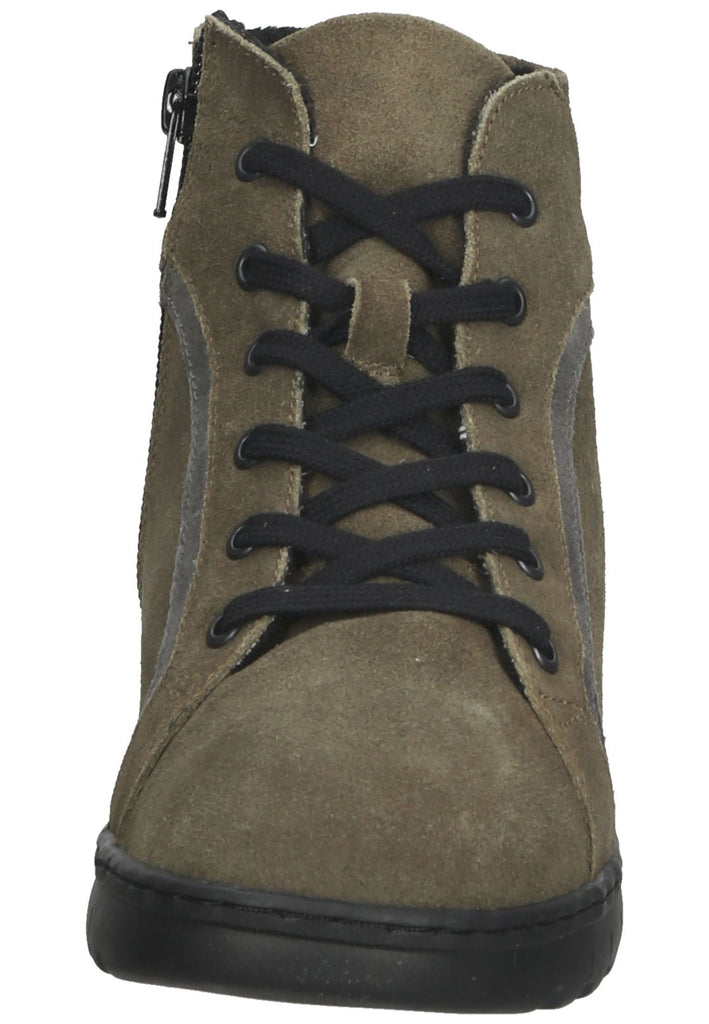 softinos Stiefelette Veloursleder Braun