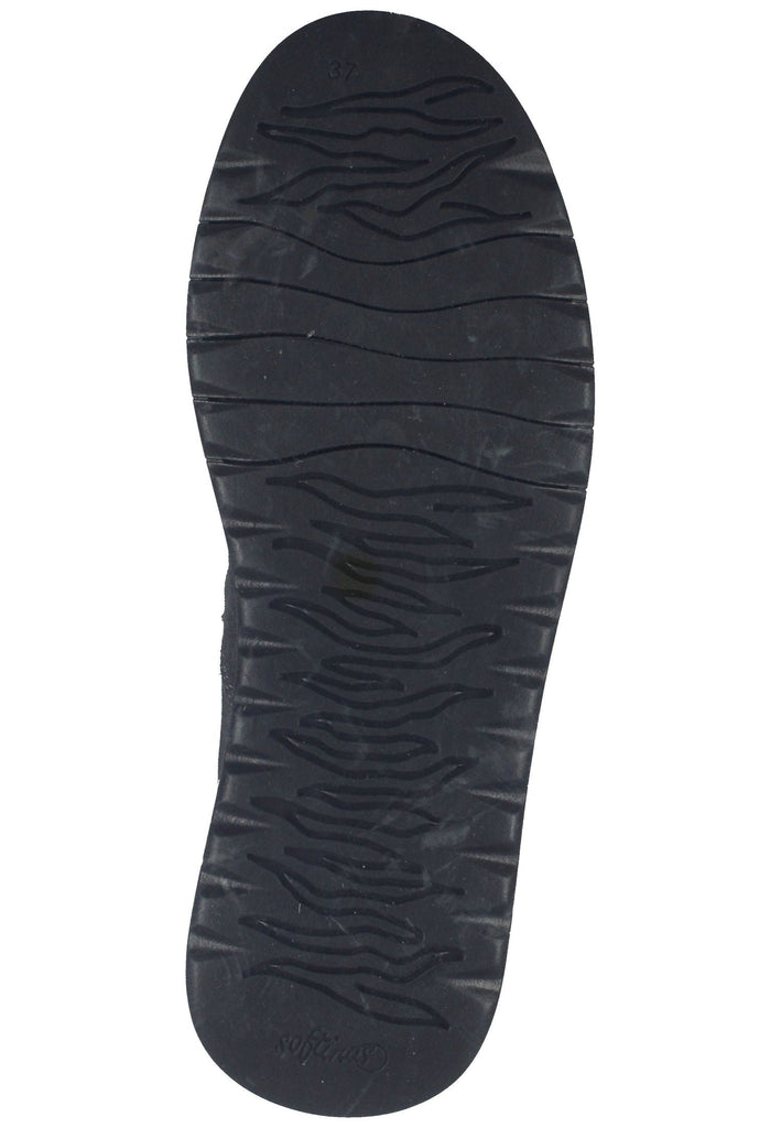 softinos Stiefelette Veloursleder Grau