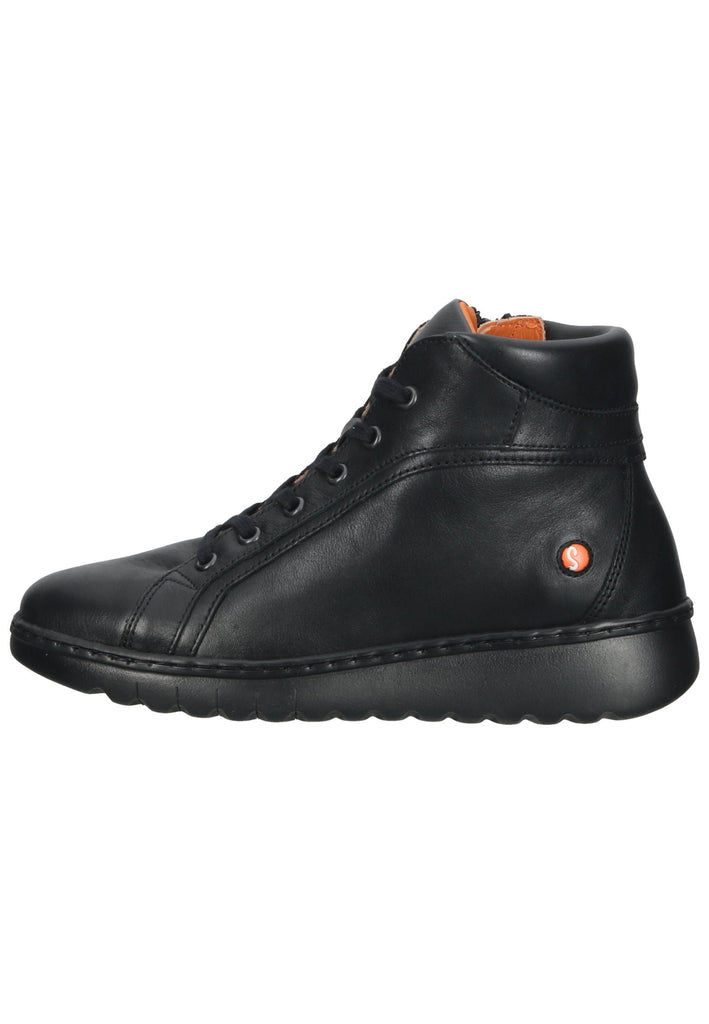 Stiefeletten softinos Stiefelette Leder Schwarz