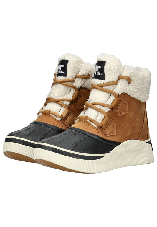 SOREL Stiefel Leder Braun/Schwarz Warmfutter