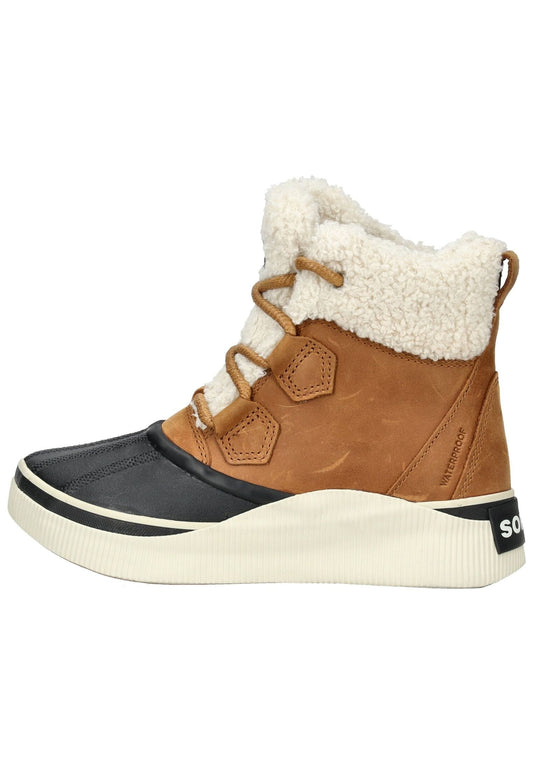 SOREL Stiefel Leder Braun/Schwarz Warmfutter