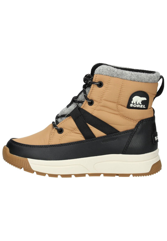 SOREL Stiefelette Lederimitat/Textil Braun/Schwarz