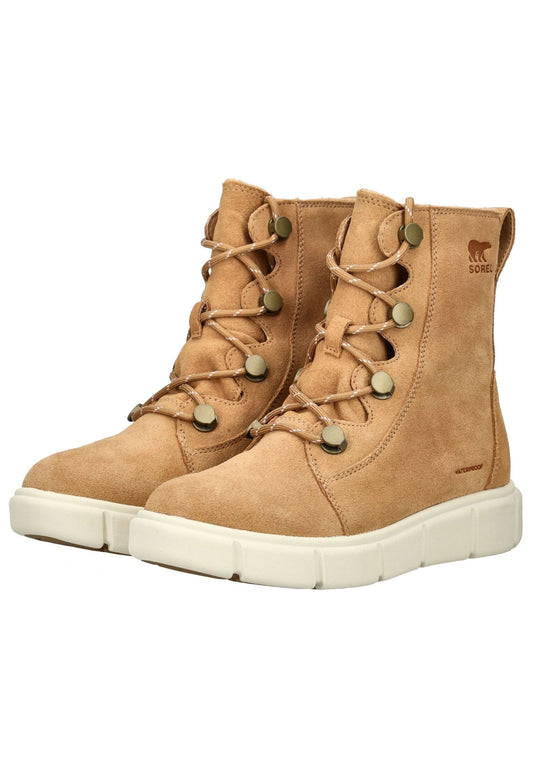 SOREL Stiefelette Veloursleder Braun Warmfutter
