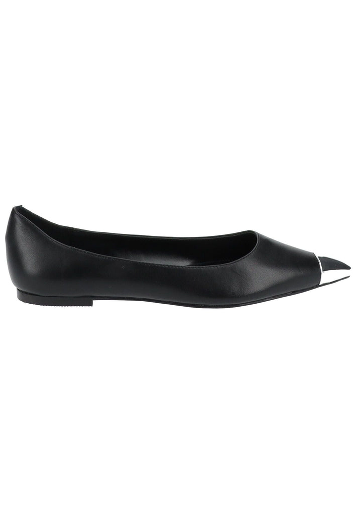 Steve Madden Ballerinas Leder Schwarz/Silber