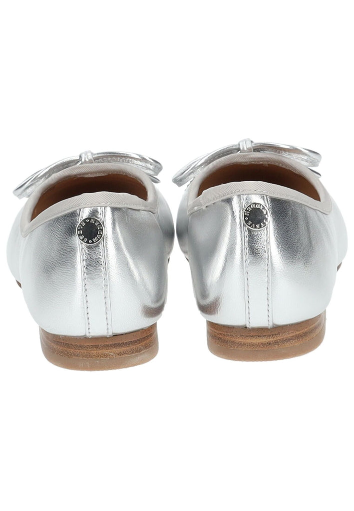 Steve Madden Ballerinas Leder/Textil Silber