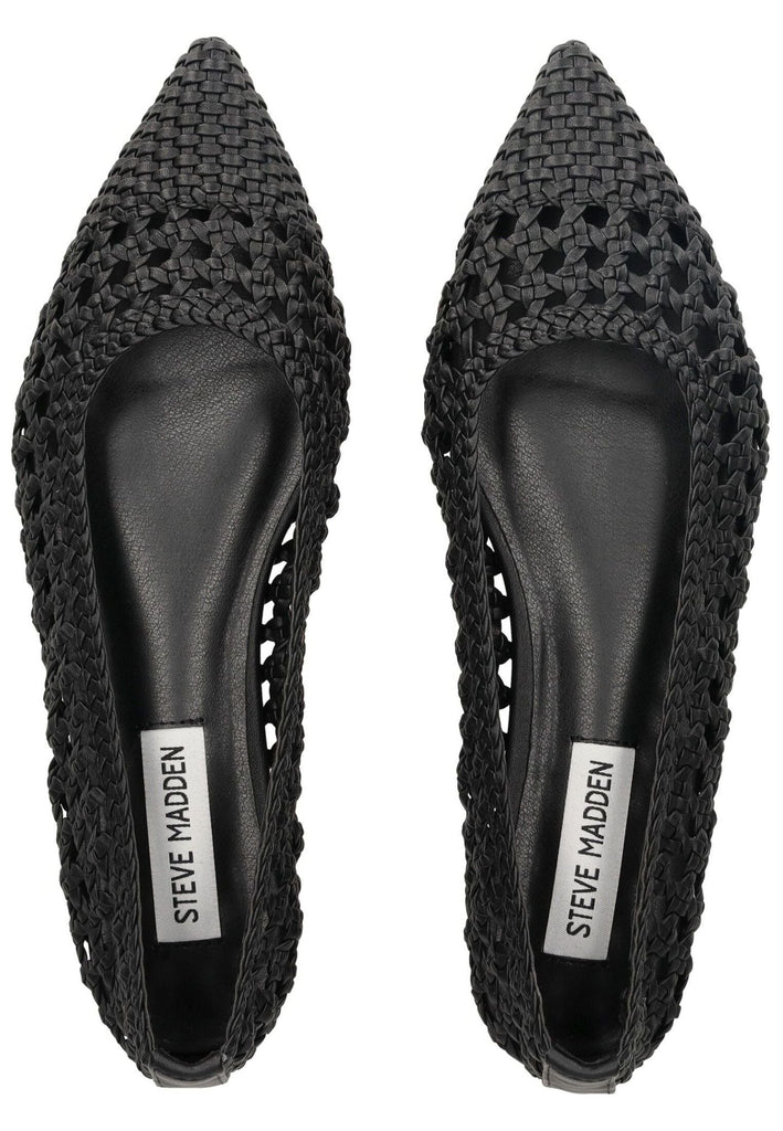 Steve Madden Ballerinas Lederimitat Schwarz
