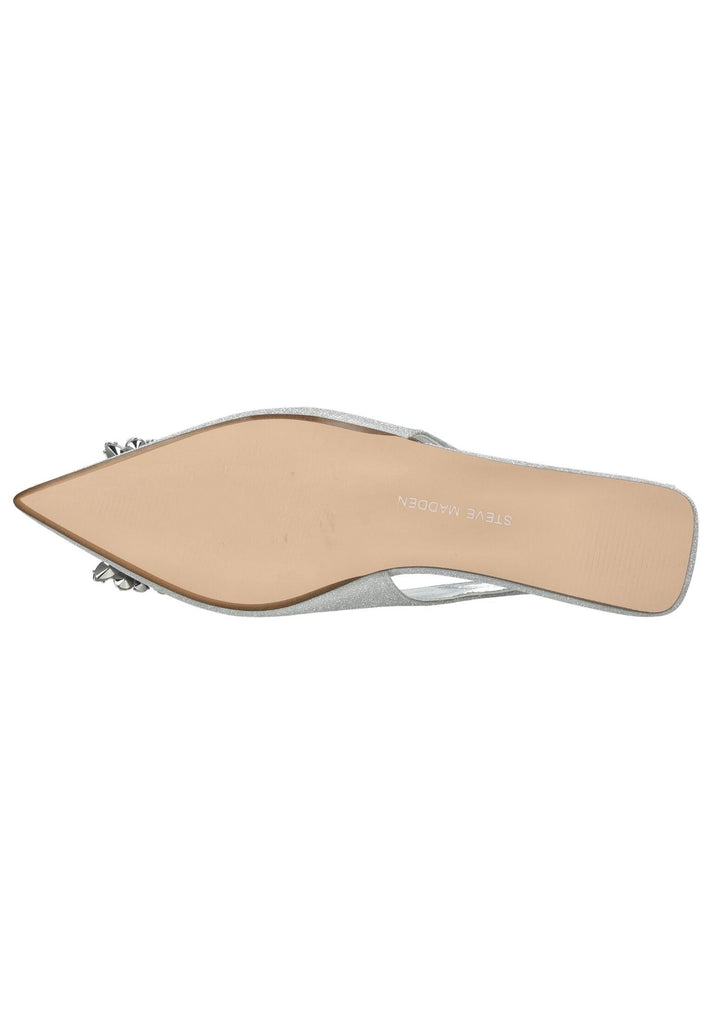 Steve Madden Ballerinas Lederimitat Silber