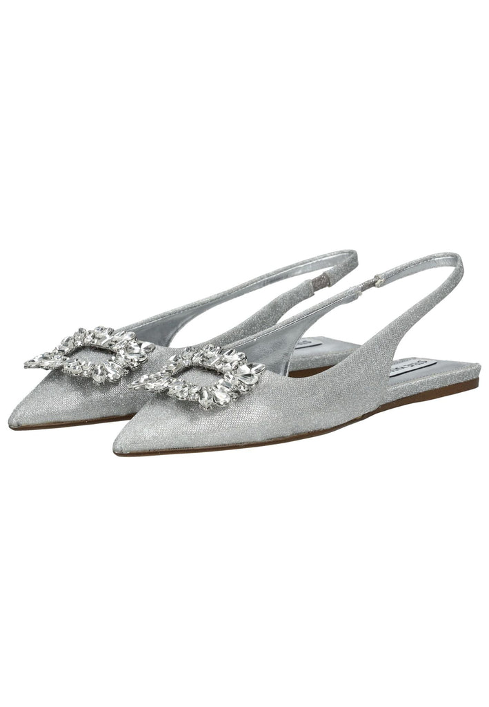Steve Madden Ballerinas Lederimitat Silber