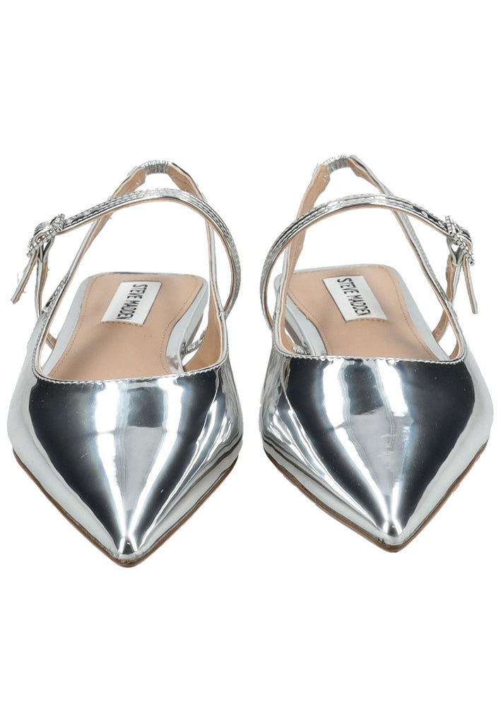 Steve Madden Ballerinas Lederimitat Silber