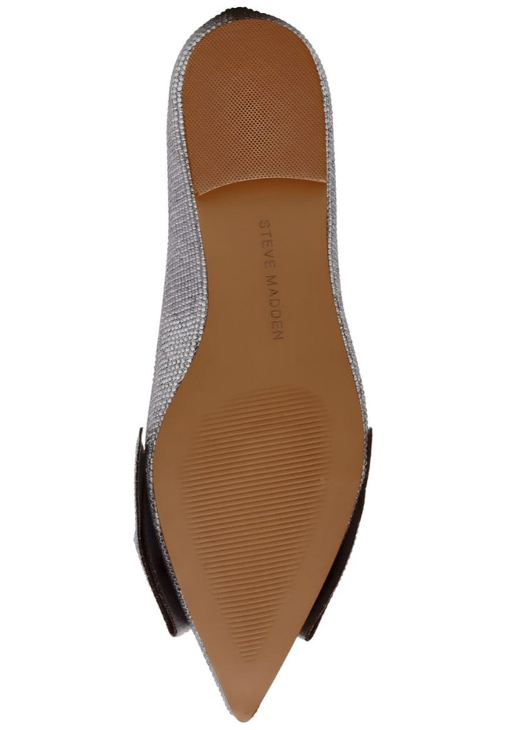 Steve Madden Ballerinas Lederimitat/Textil Silber