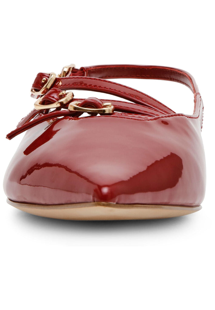 Steve Madden Ballerinas Lederimitat Weinrot