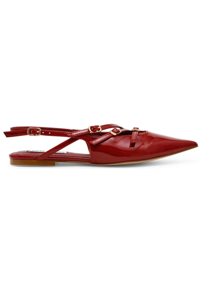 Steve Madden Ballerinas Lederimitat Weinrot