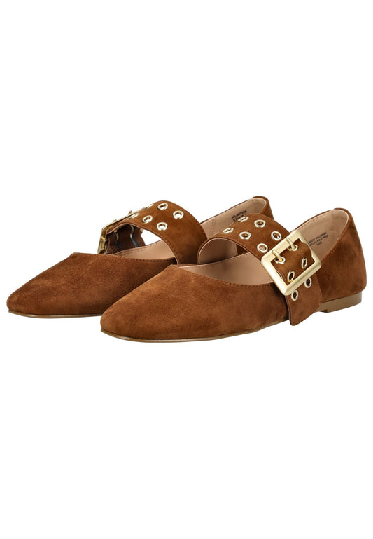 Steve Madden Ballerinas Veloursleder Chestnut