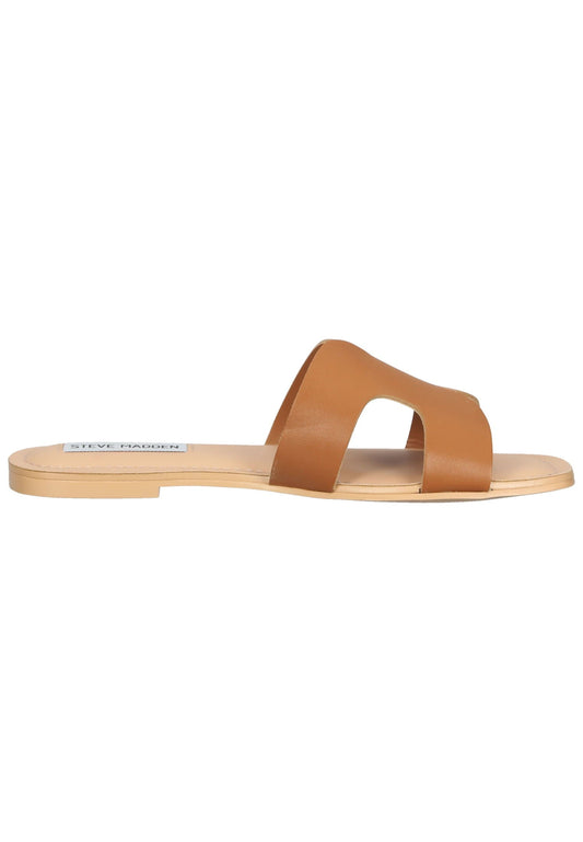 Steve Madden Pantoletten Leder Cognac
