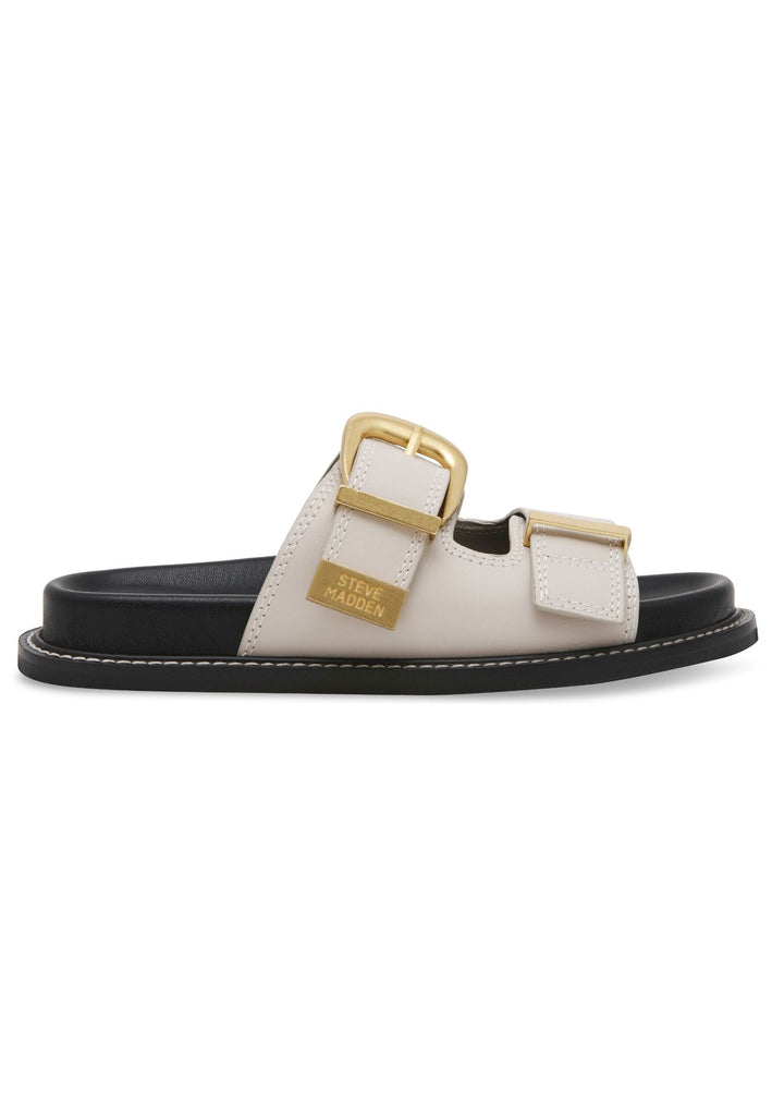 Steve Madden Pantoletten Leder Offwhite