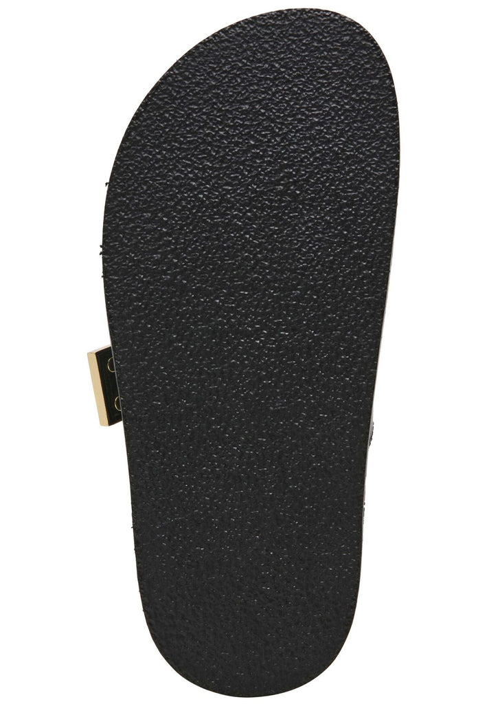 Steve Madden Pantoletten Leder Schwarz