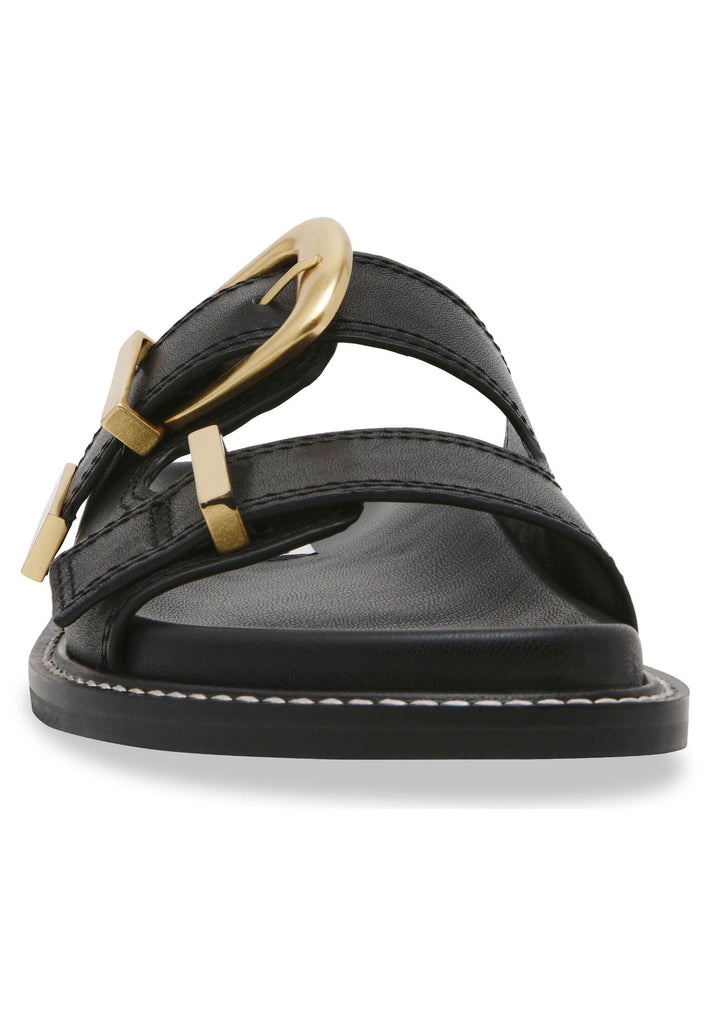 Steve Madden Pantoletten Leder Schwarz