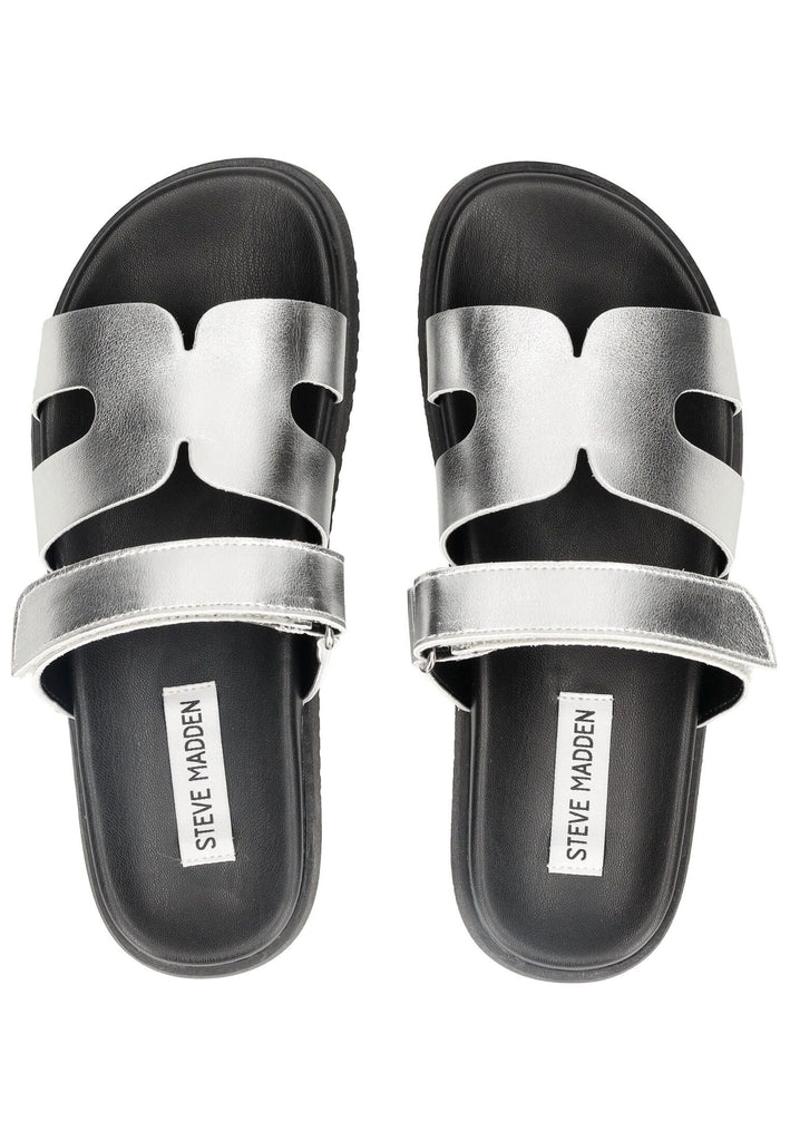 Steve Madden Pantoletten Leder Schwarz