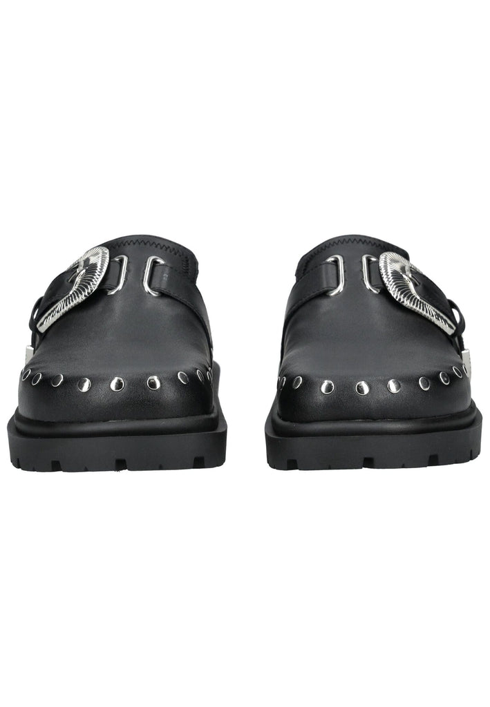 Steve Madden Pantoletten Leder Schwarz