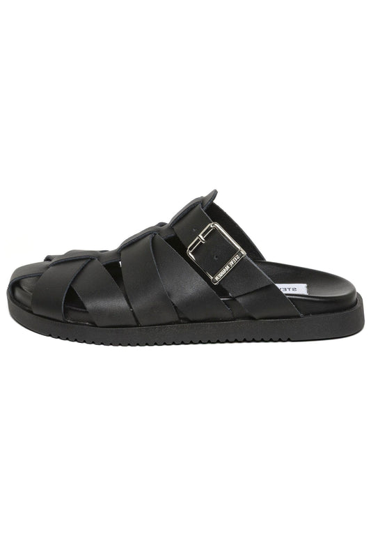 Steve Madden Pantoletten Leder Schwarz