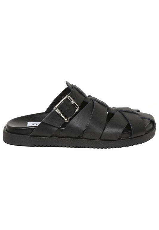 Steve Madden Pantoletten Leder Schwarz