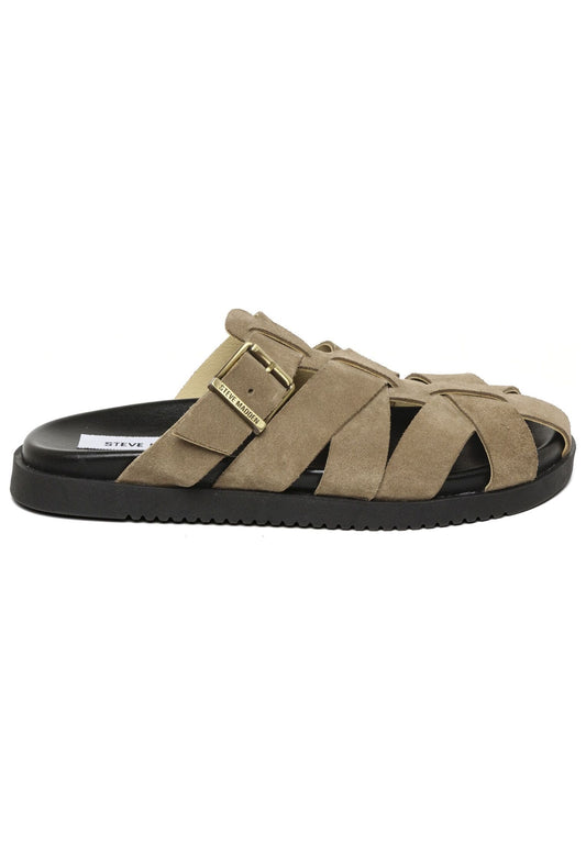 Steve Madden Pantoletten Leder Taupe