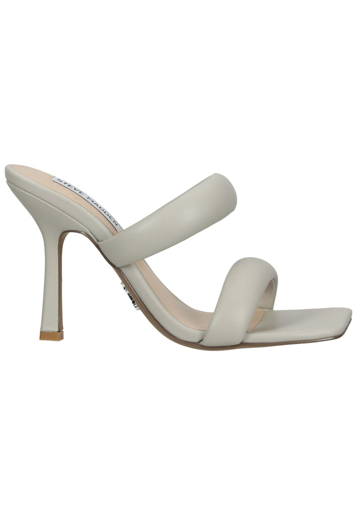 Steve Madden Pantoletten Lederimitat Hellgrau