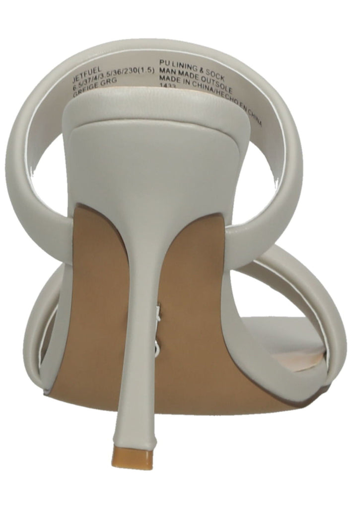 Steve Madden Pantoletten Lederimitat Hellgrau
