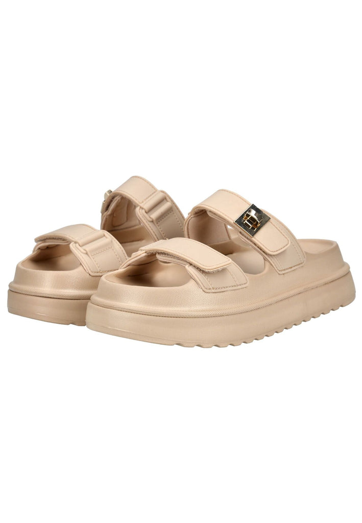 Steve Madden Pantoletten Lederimitat Natur