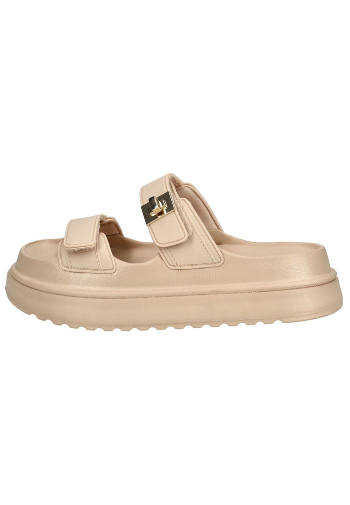 Steve Madden Pantoletten Lederimitat Natur