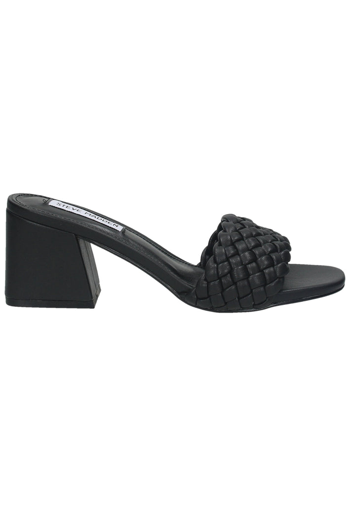 Steve Madden Pantoletten Lederimitat Schwarz