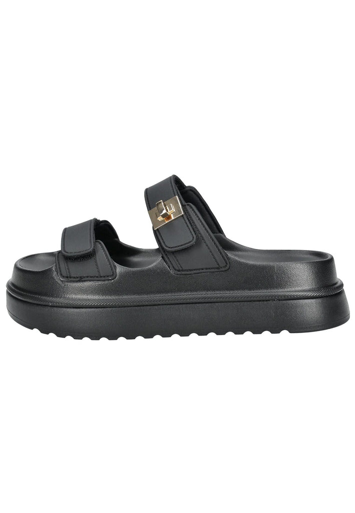 Steve Madden Pantoletten Lederimitat Schwarz